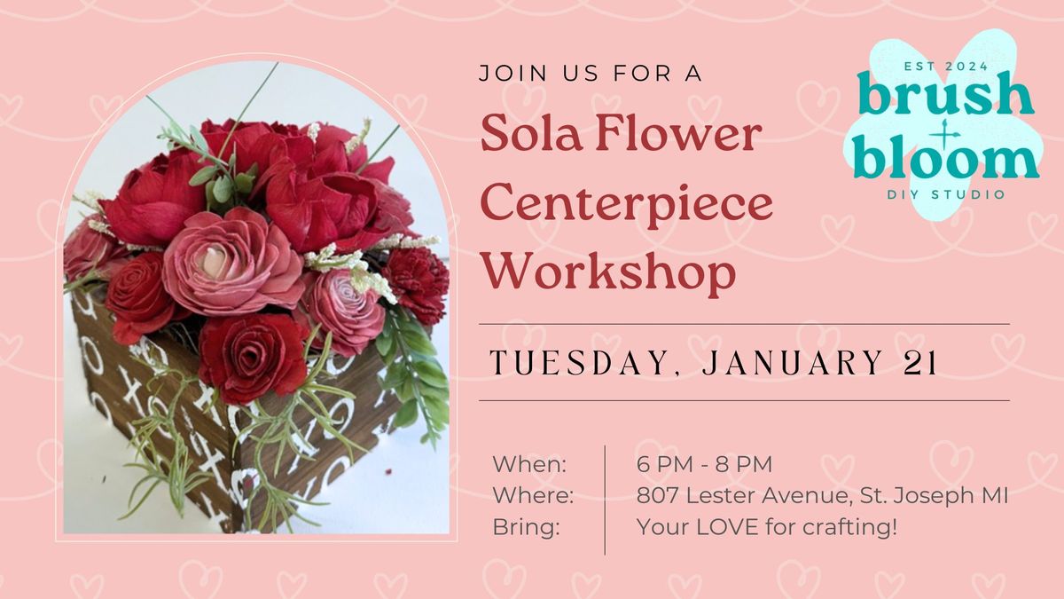 Sola Wood Flower Centerpieces