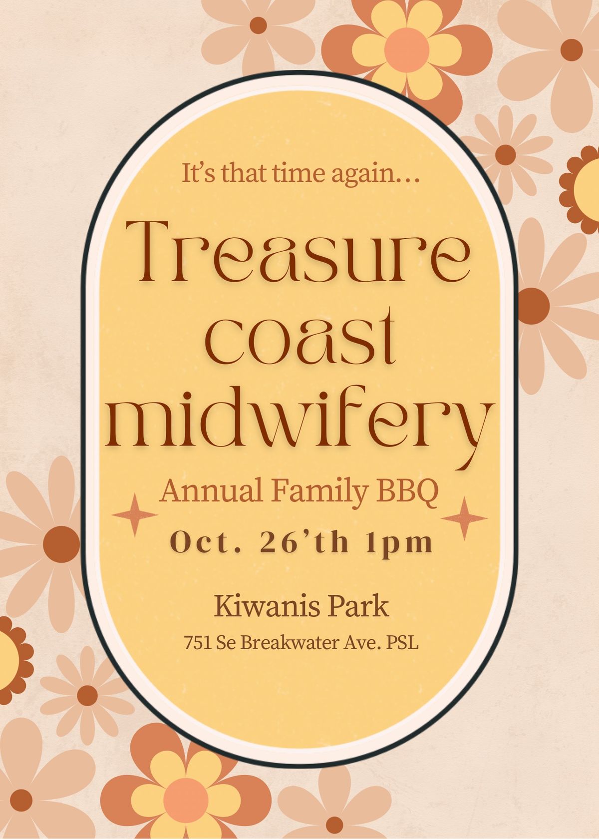 Treasure Coast Midwifery Family BBQ