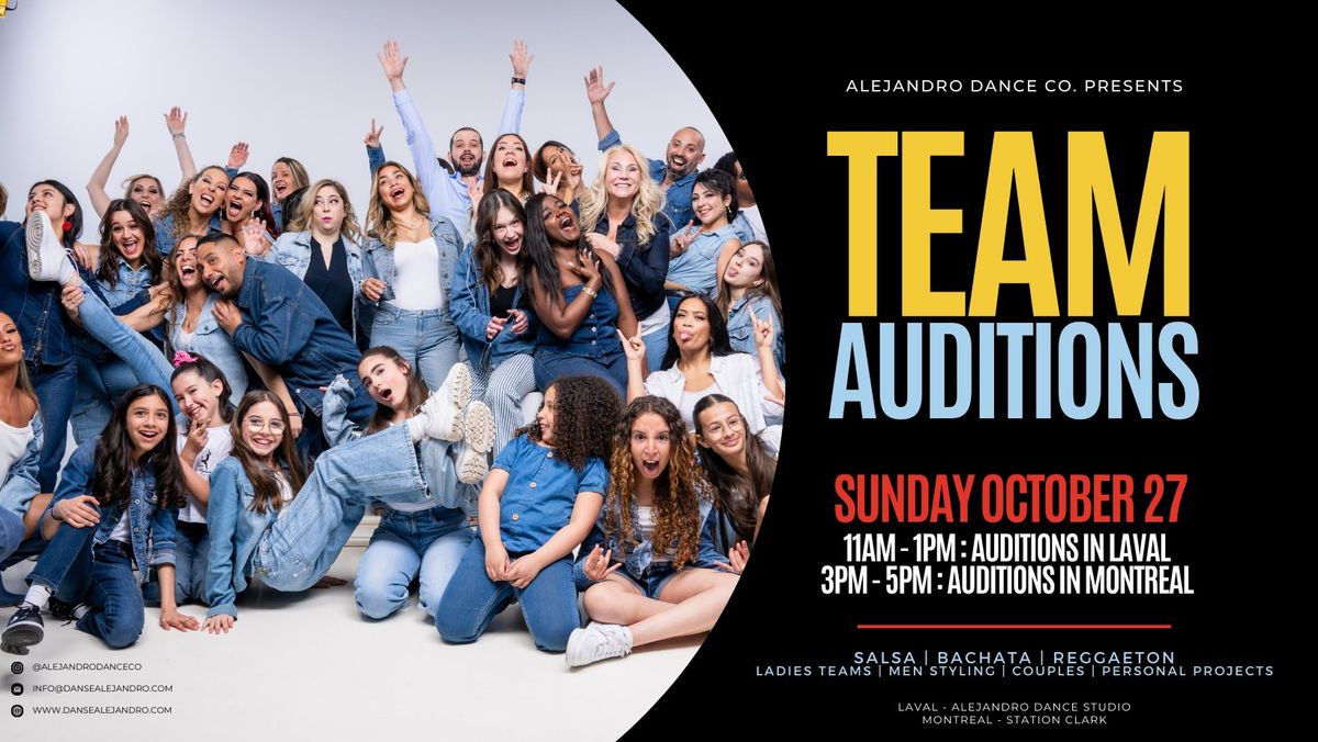 Team Auditions - Danse Alejandro