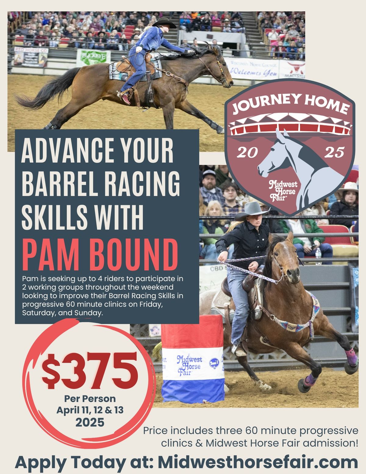 Midwest Horse Fair Barrel Clinics 