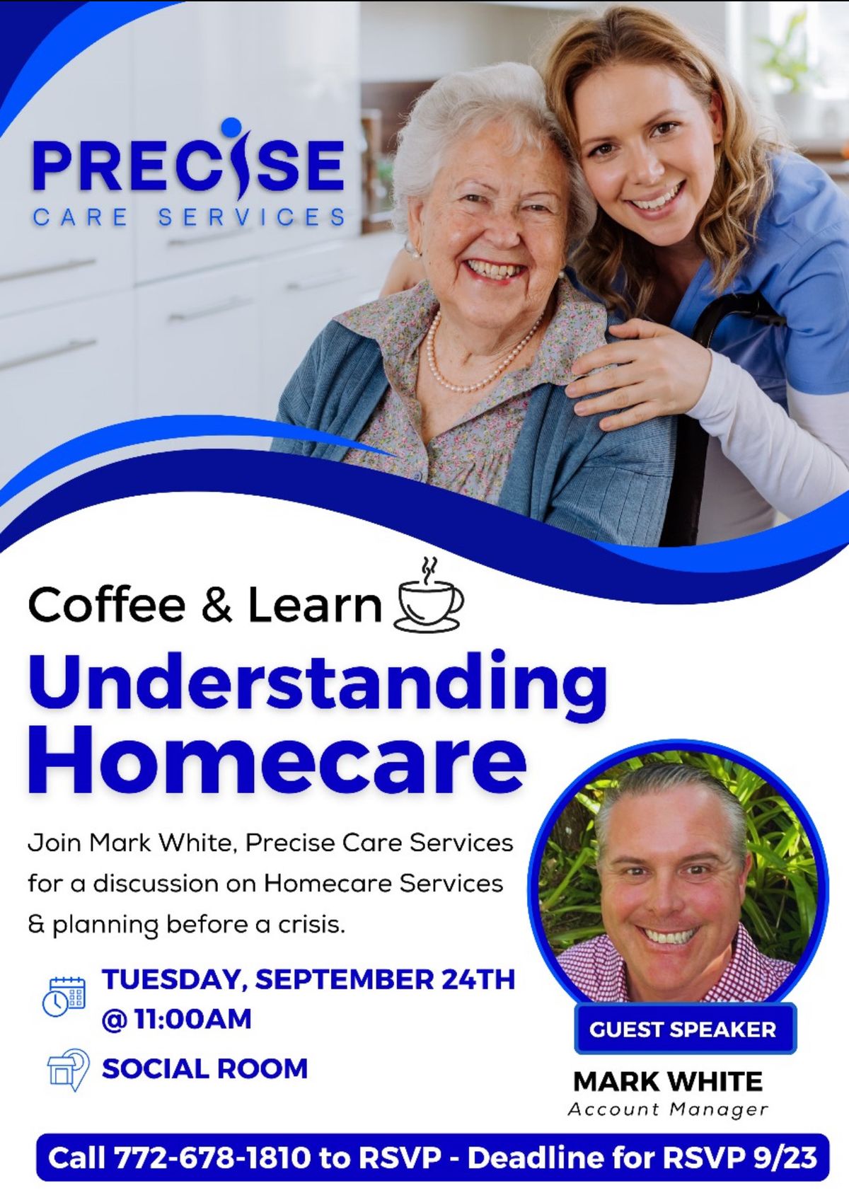 Coffee with Mark White from Precise Care