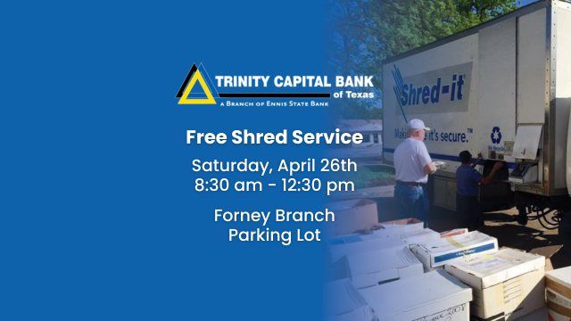 Free Shredding Service-Forney Branch