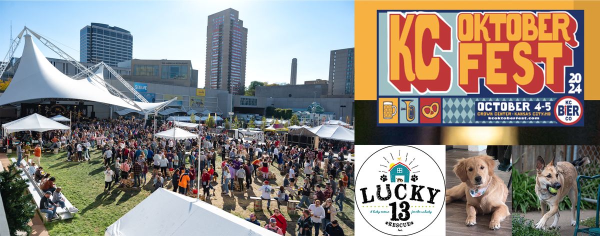 Volunteer with Lucky 13 Rescue at the KC Oktoberfest Oct.4-5