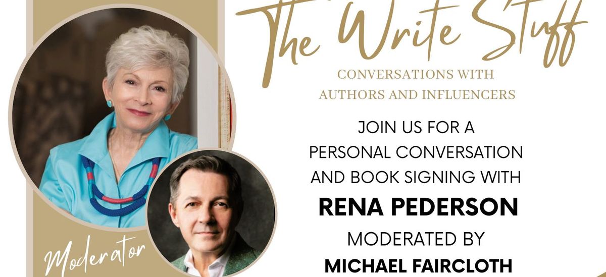 The Write Stuff: Rena Pederson, moderated by Michael Faircloth