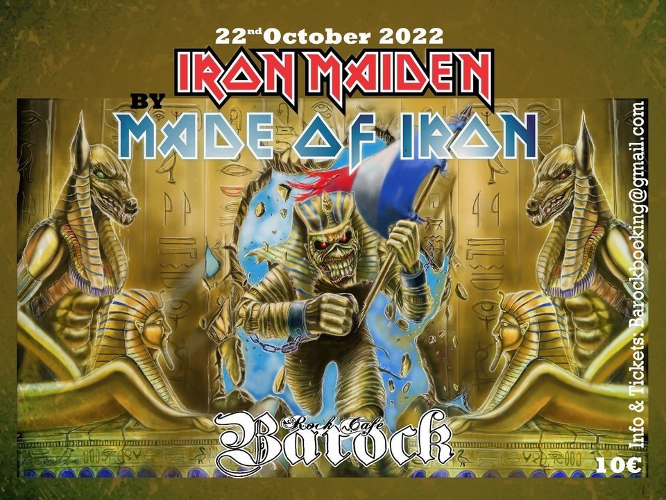 MADE OF IRON plays IRON MAIDEN in the Barock