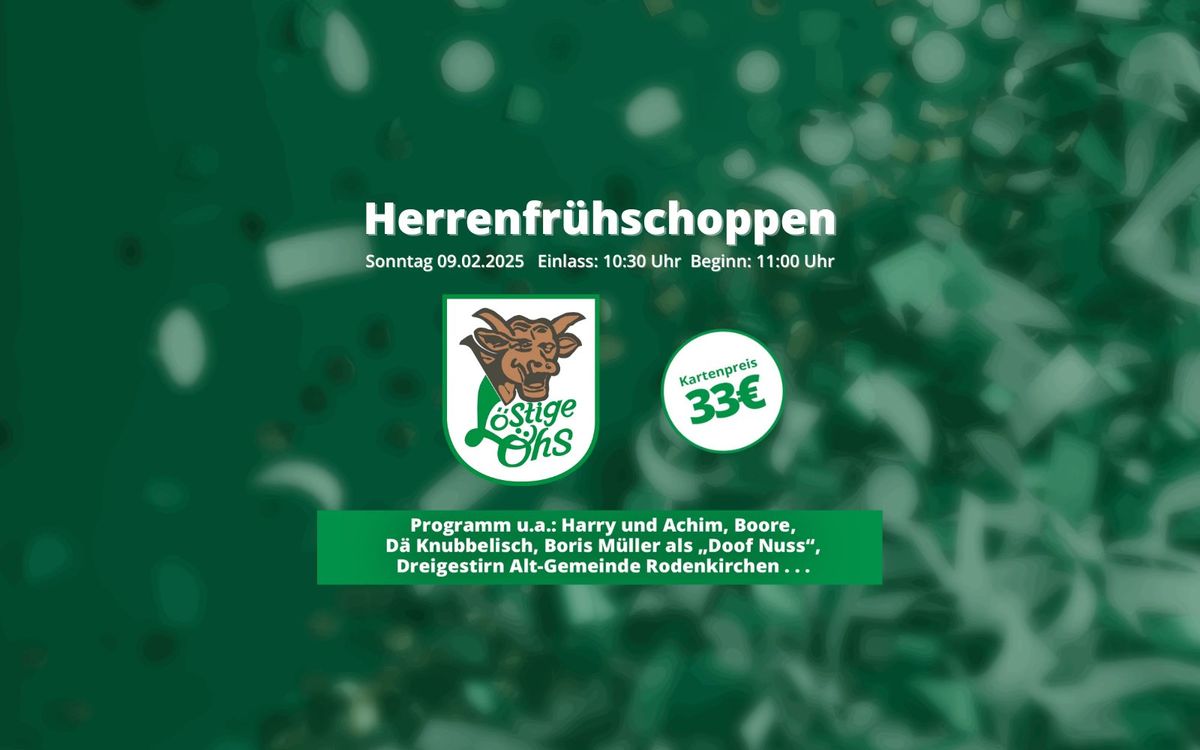 Herrenfr\u00fchschoppen 2025