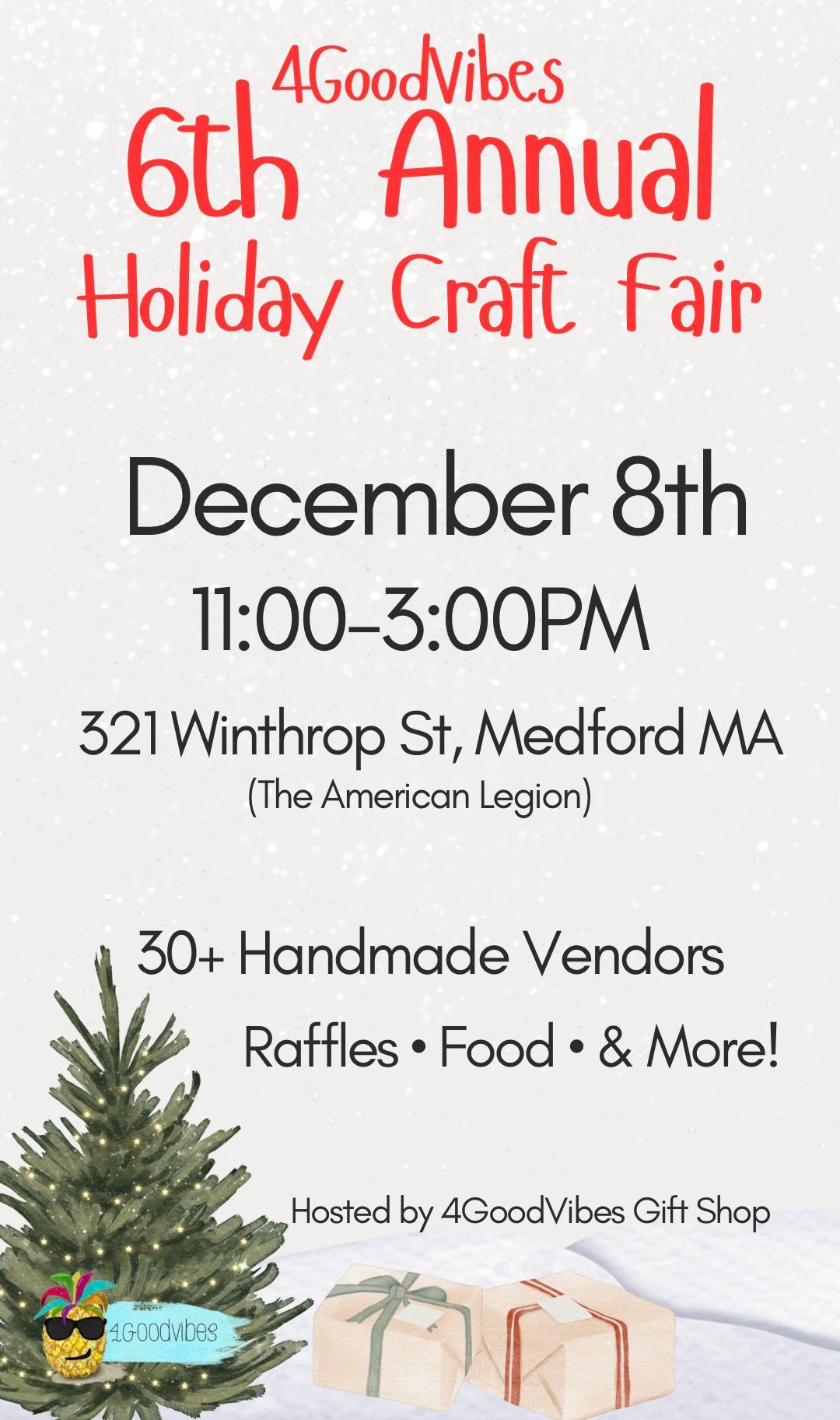 4GoodVibes 6th Annual Holiday Craft Fair