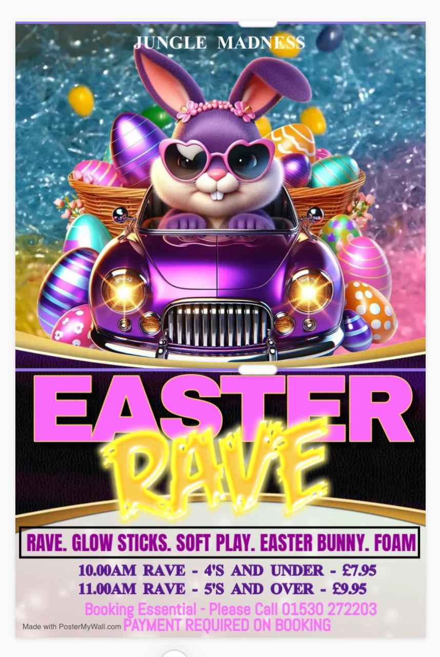 Easter Rave and Soft Play - Jungle Madness 