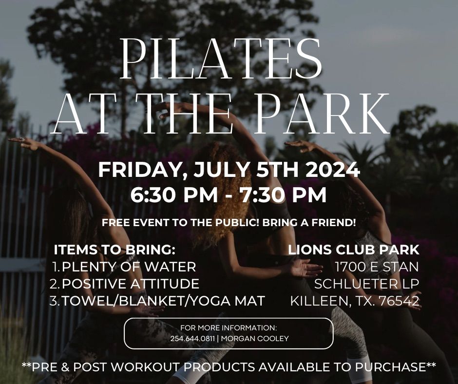 Pilates At The Park