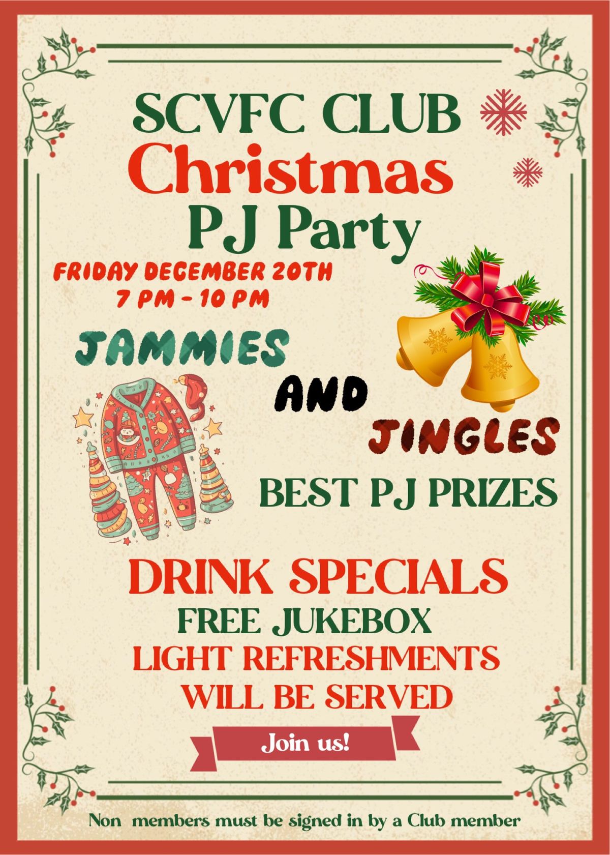 Jammies and Jingles PJ Party