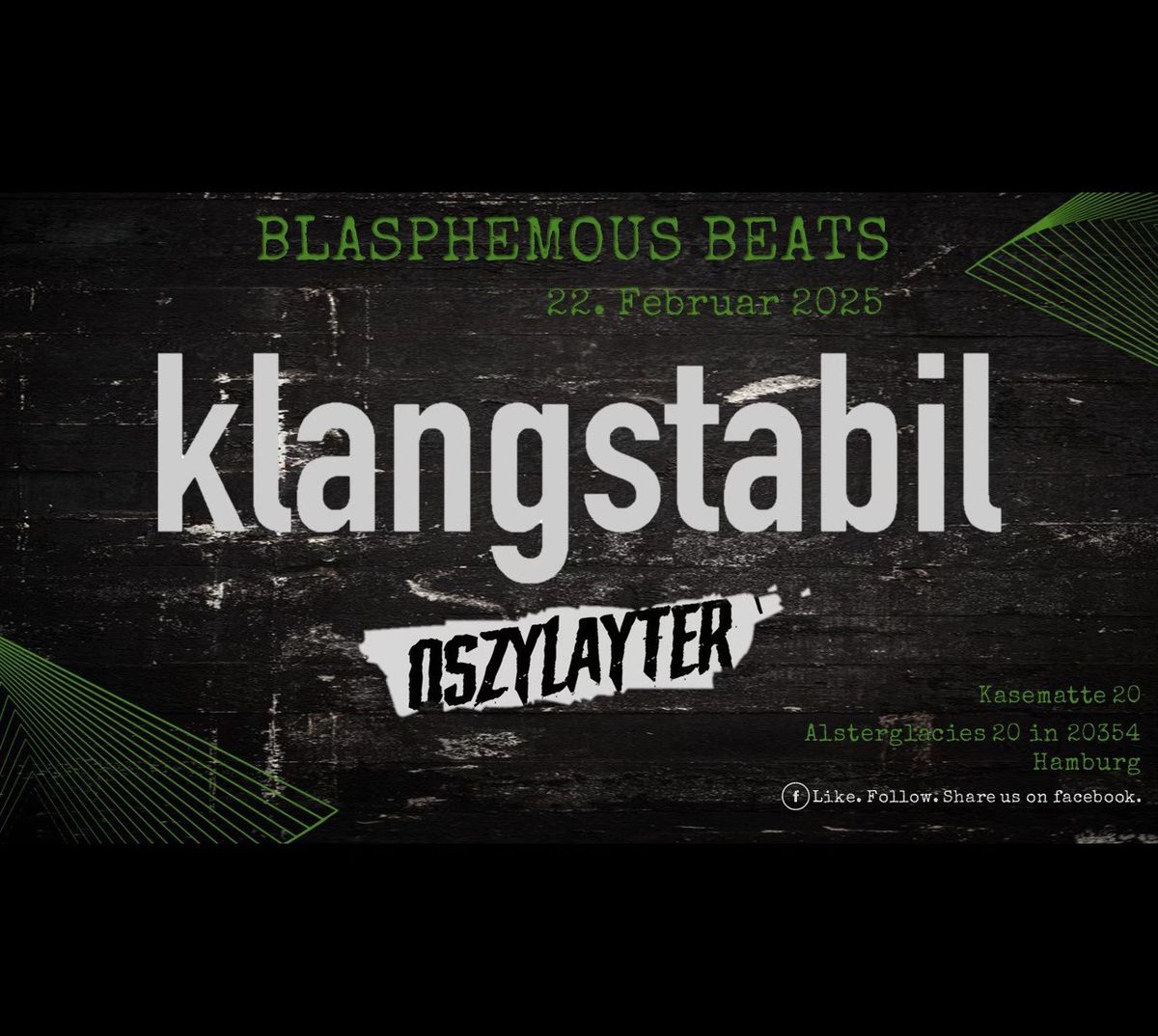 KLANGSTABIL @Blasphemous Beats, Hamburg