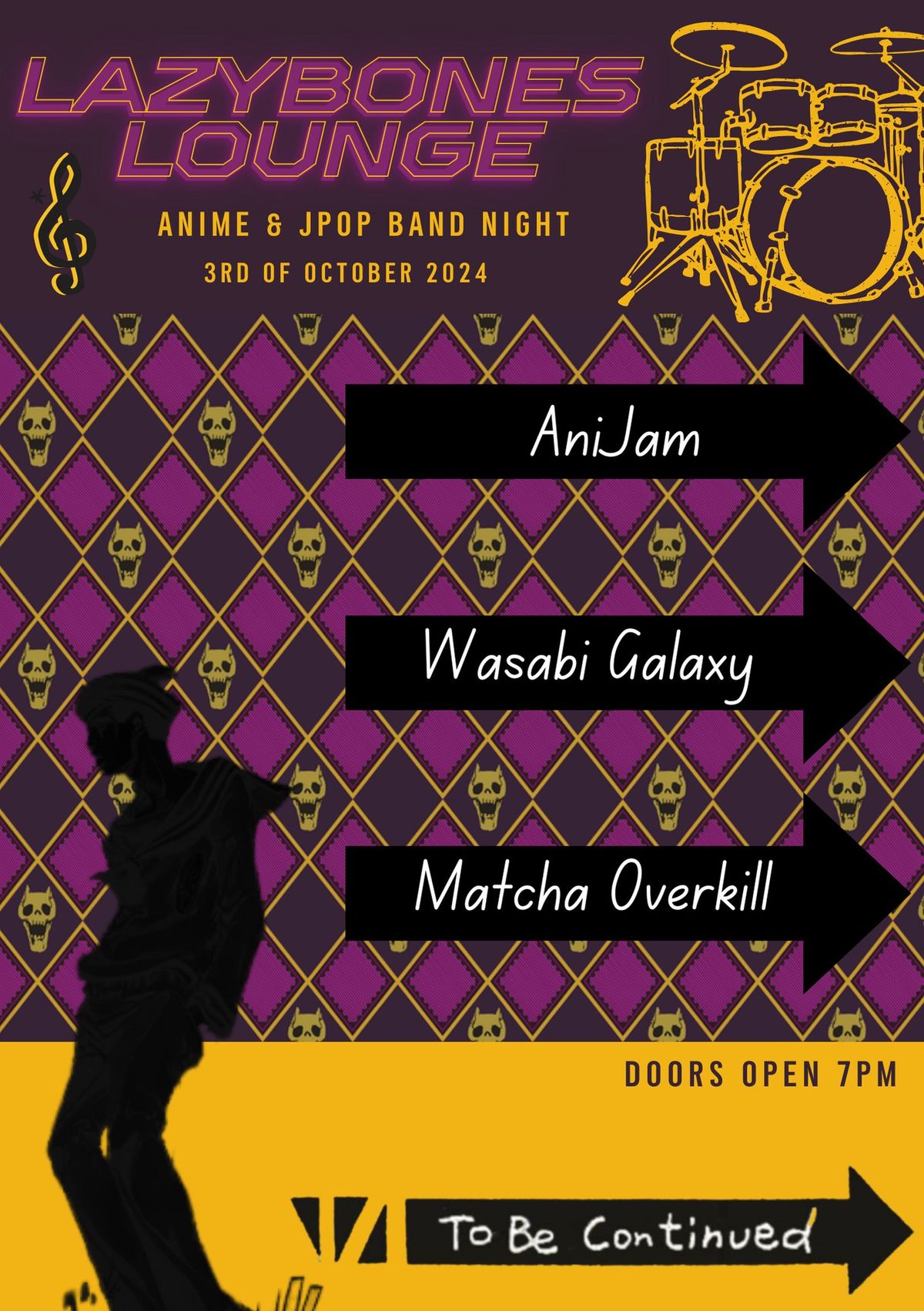 \ud83c\udfb6 To Be Continued: Anime & JPop Band Night! \ud83c\udfb6