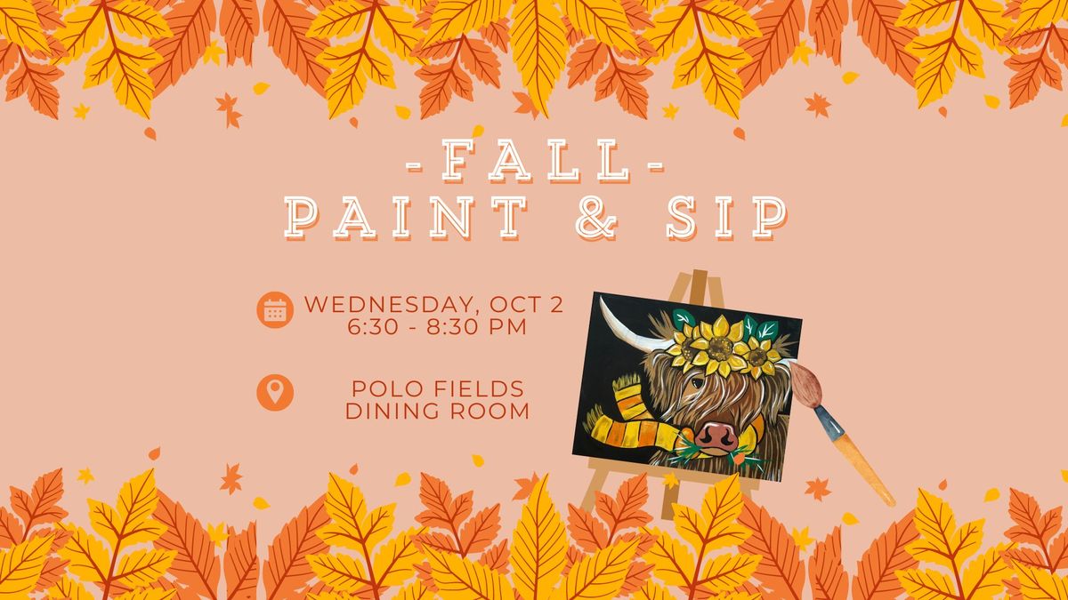 Fall Paint & Sip