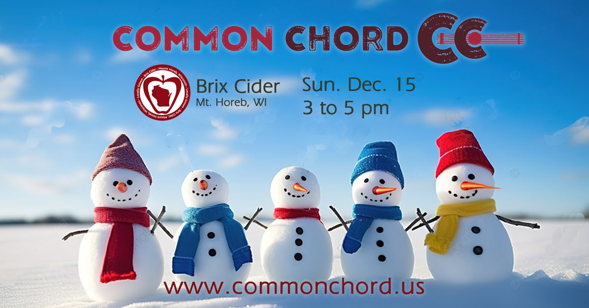 Common Chord returns to Brix Cider