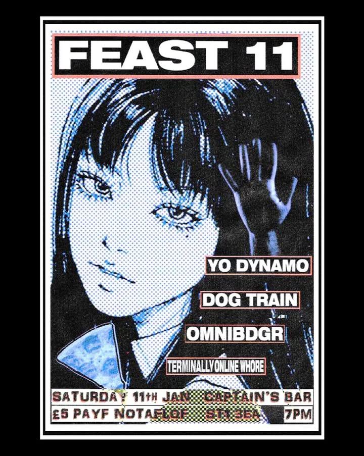 FEAST 11 presents: Yo Dynamo, Dog Train, Omnibdgr, Terminally Online Whore