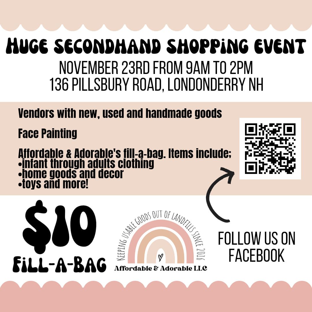 Huge Secondhand Shopping Event