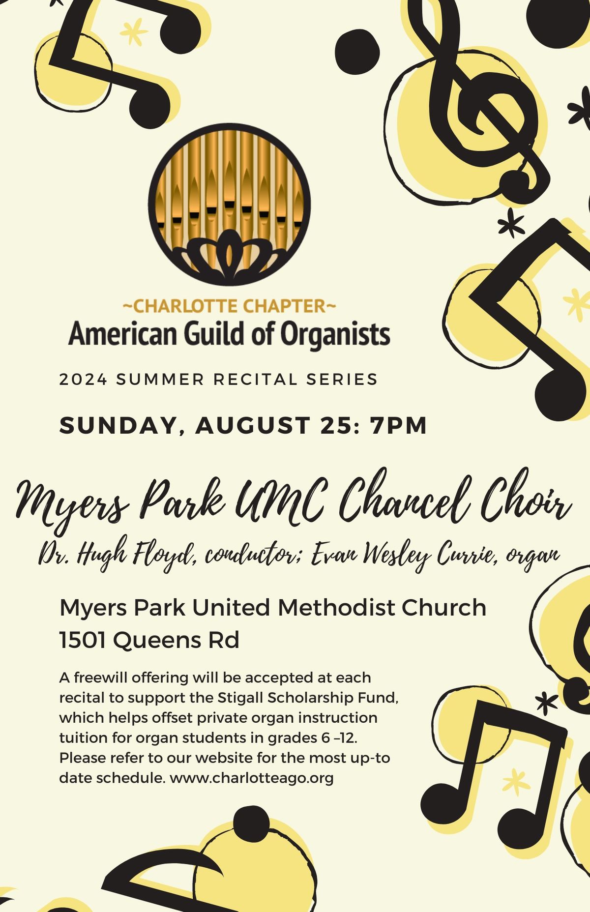 Concert: Myers Park United Methodist Church Chancel Choir