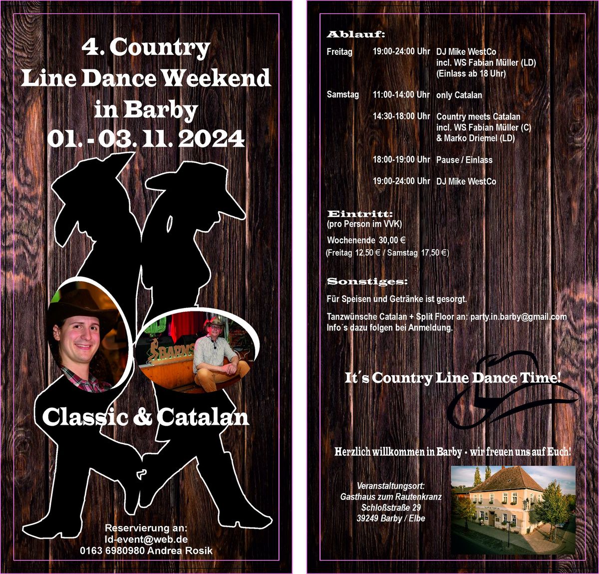 4. Country Line Dance Weekend in Barby