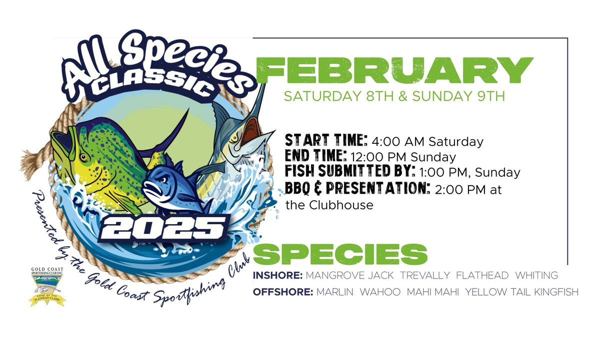 All Species Classic || 2025 Tournament