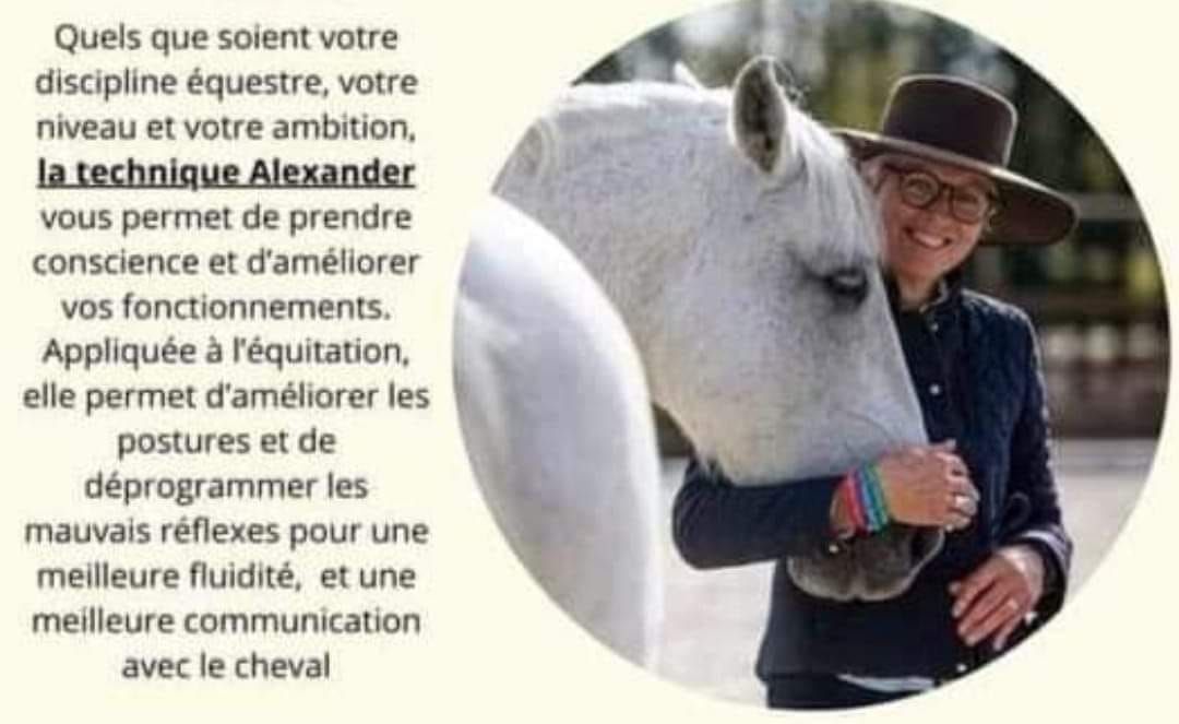 Stage "\u00c9quitation Alexander" avec Marie H\u00e9l\u00e8ne Leli\u00e8vre le 14 Avril 2025