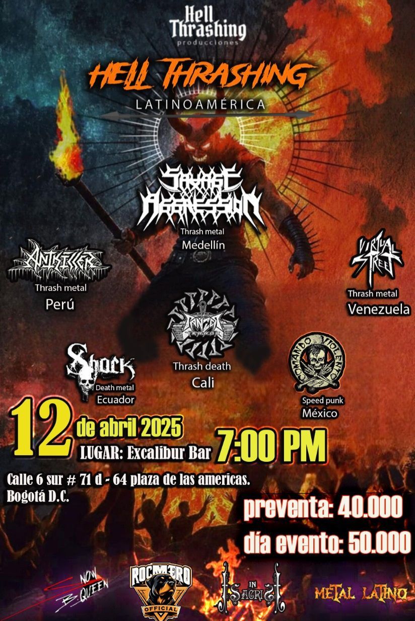 Hell Thrashing Fest Latinoam\u00e9rica Vol 1