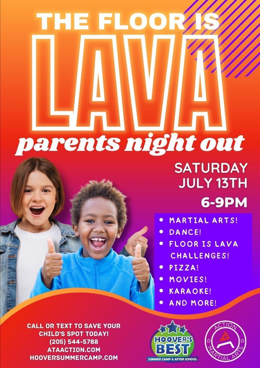 Parent\u2019s Night Out: Floor is Lava