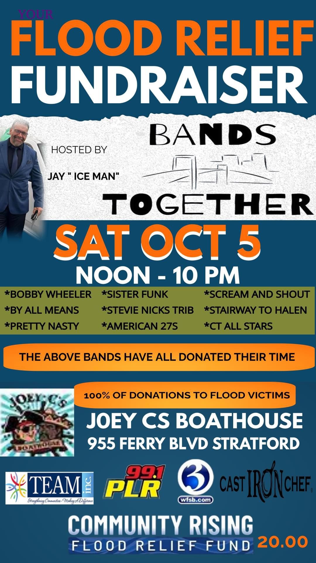 BANDS TOGETHER FOR FLOOD RELIEF !! 