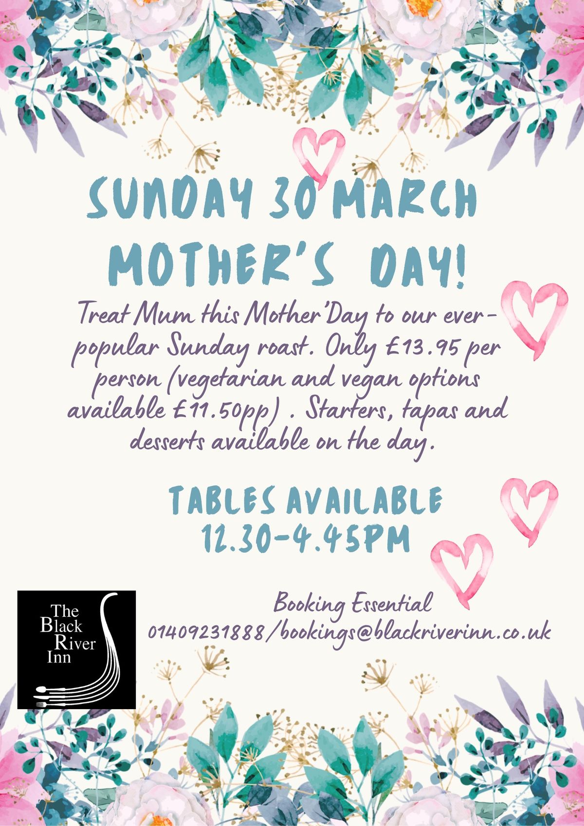 Mothers Day Sunday Lunch