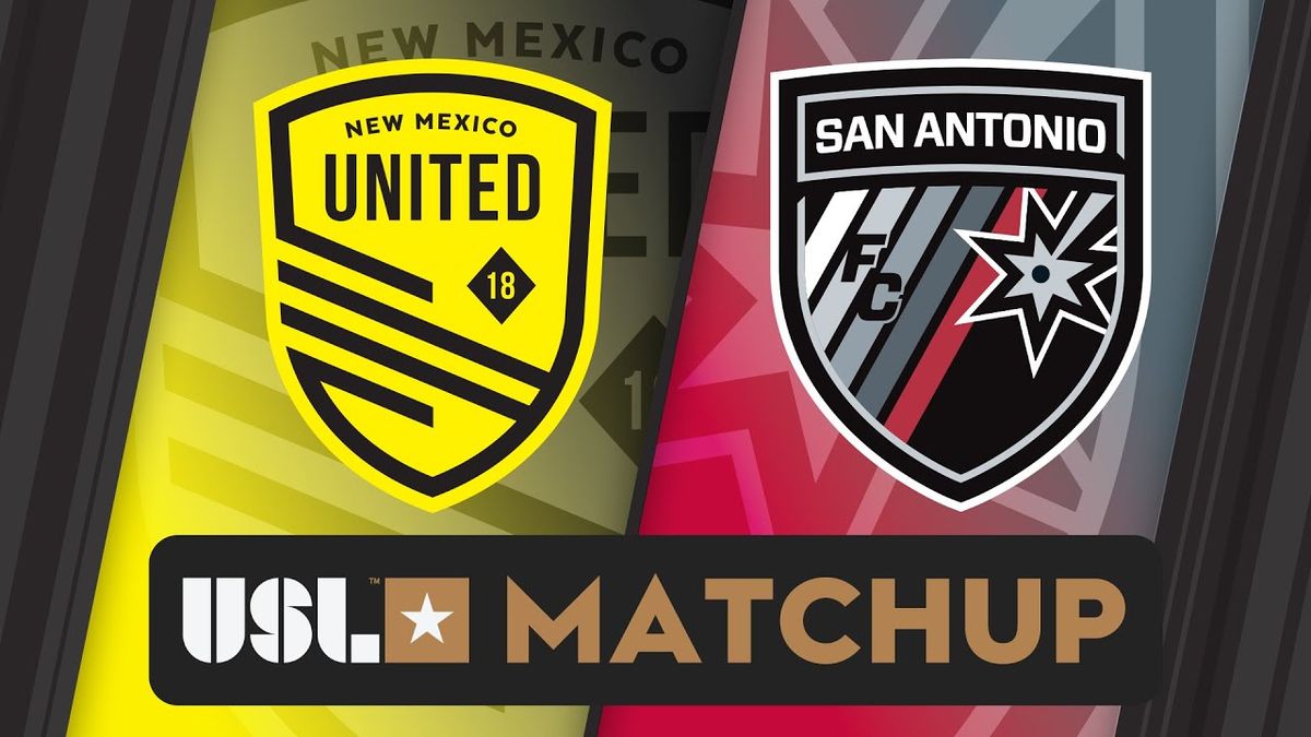 New Mexico United at San Antonio FC