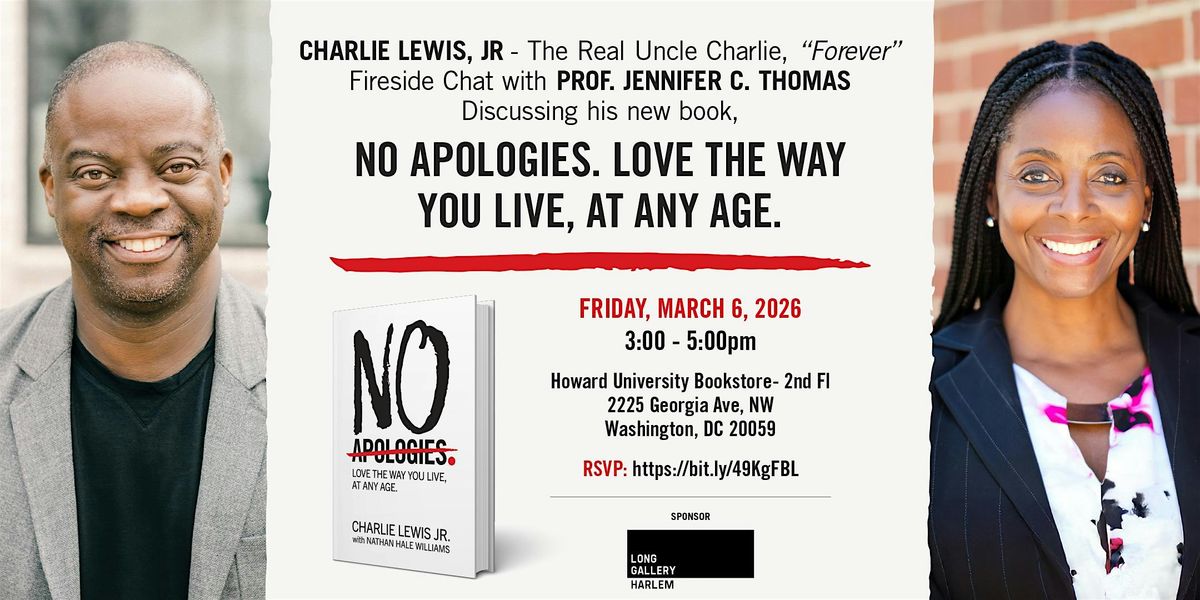 Charlie Lewis DC Book Launch: An Evening with Charlie Lewis & Prof. Jennifer C ...
