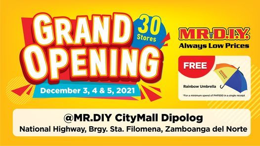 MR.DIY GRAND OPENING: CityMall Dipolog