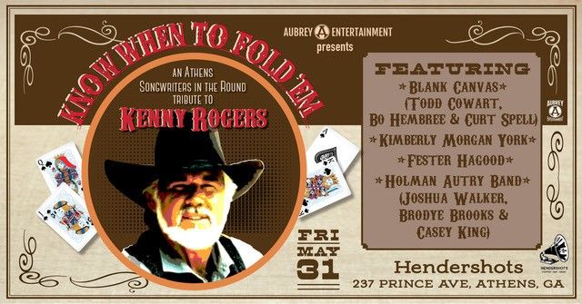 Know When To Fold 'Em: An Athens Songwriters in the Round tribute to KENNY ROGERS
