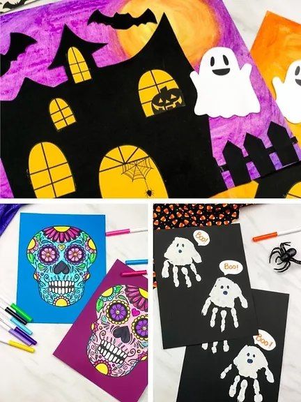 Spooky Tots arts and crafts