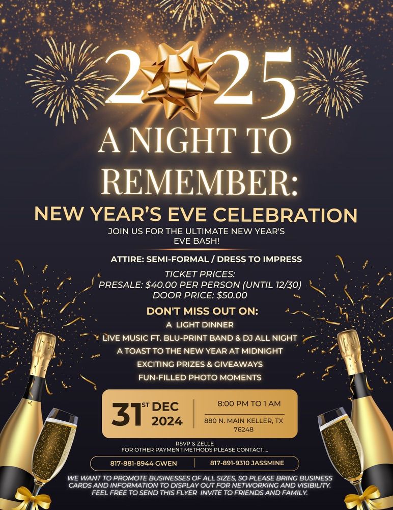 A Night to Remember: New Year's Eve Celebration