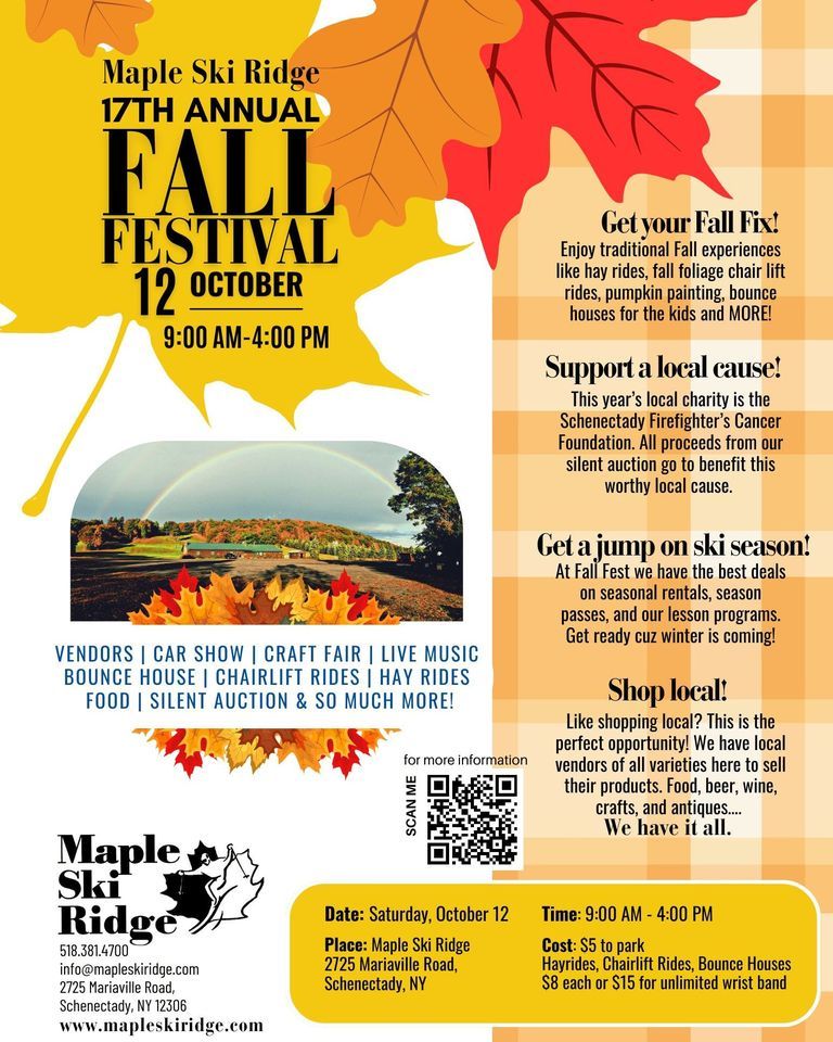 17th Annual Fall Fest - Maple Ski Ridge