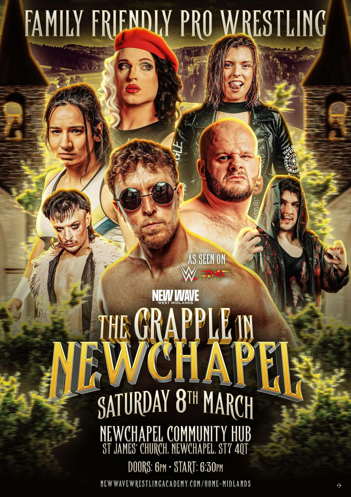 New Wave Wrestling - The Grapple in NEWCHAPEL