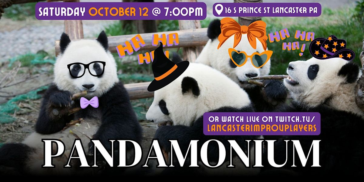 Saturday Night Improv: Pandamonium