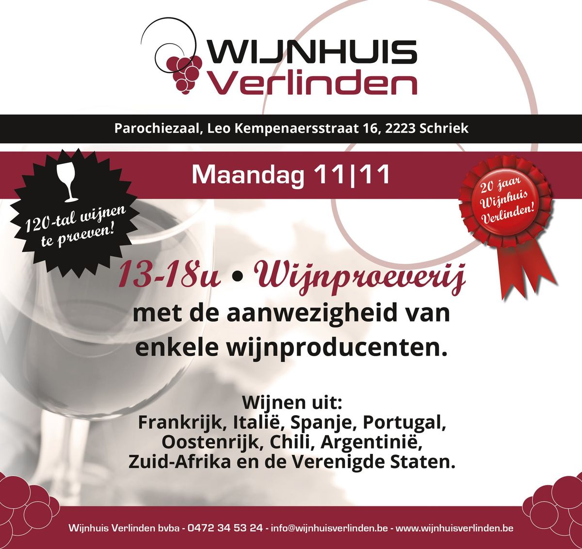 Wijnproeverij - Wijnhuis Verlinden