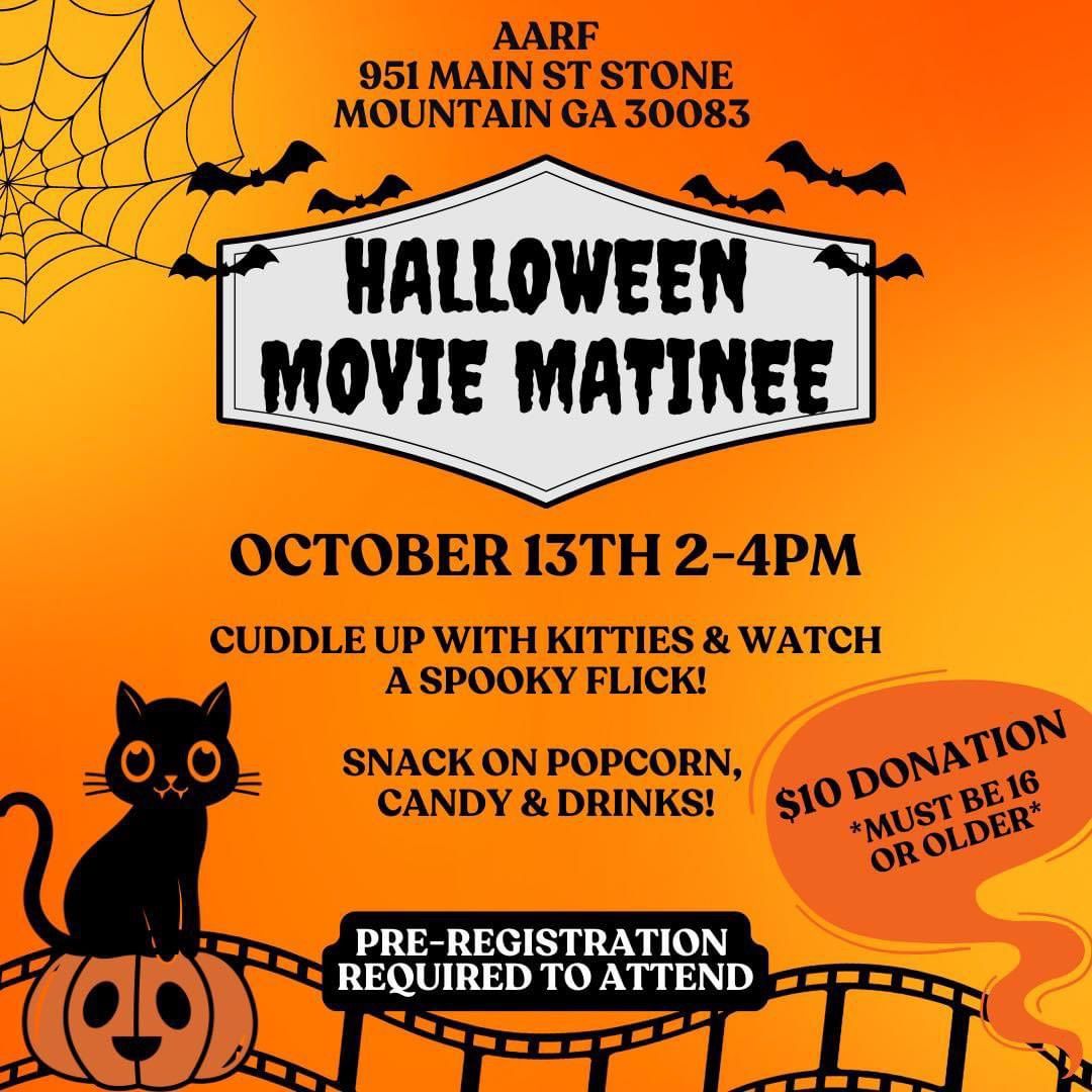 Halloween Movie Matinee with AARF