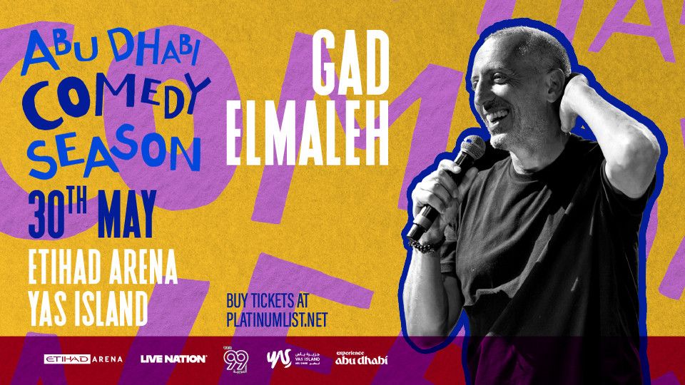 Gad Elmaleh at Etihad Arena in Abu Dhabi