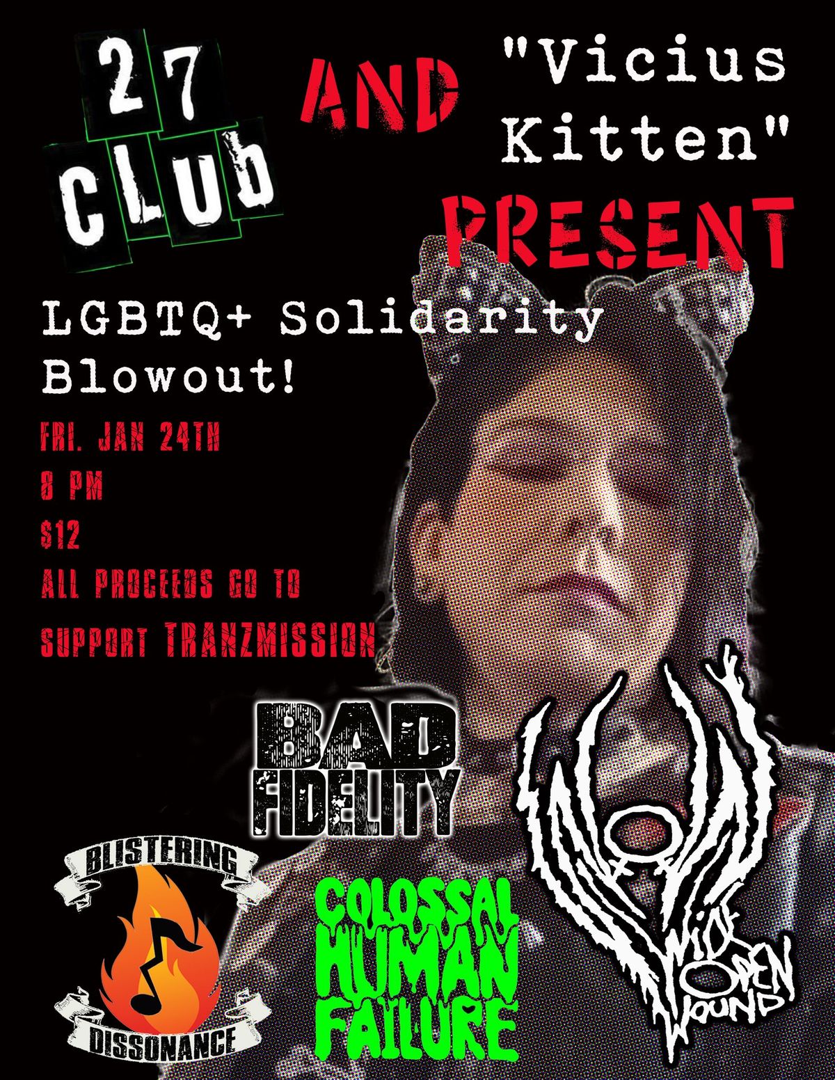 27 Club and Vicius Kitten presents: LGBTQ+ Solidarity Blowout!