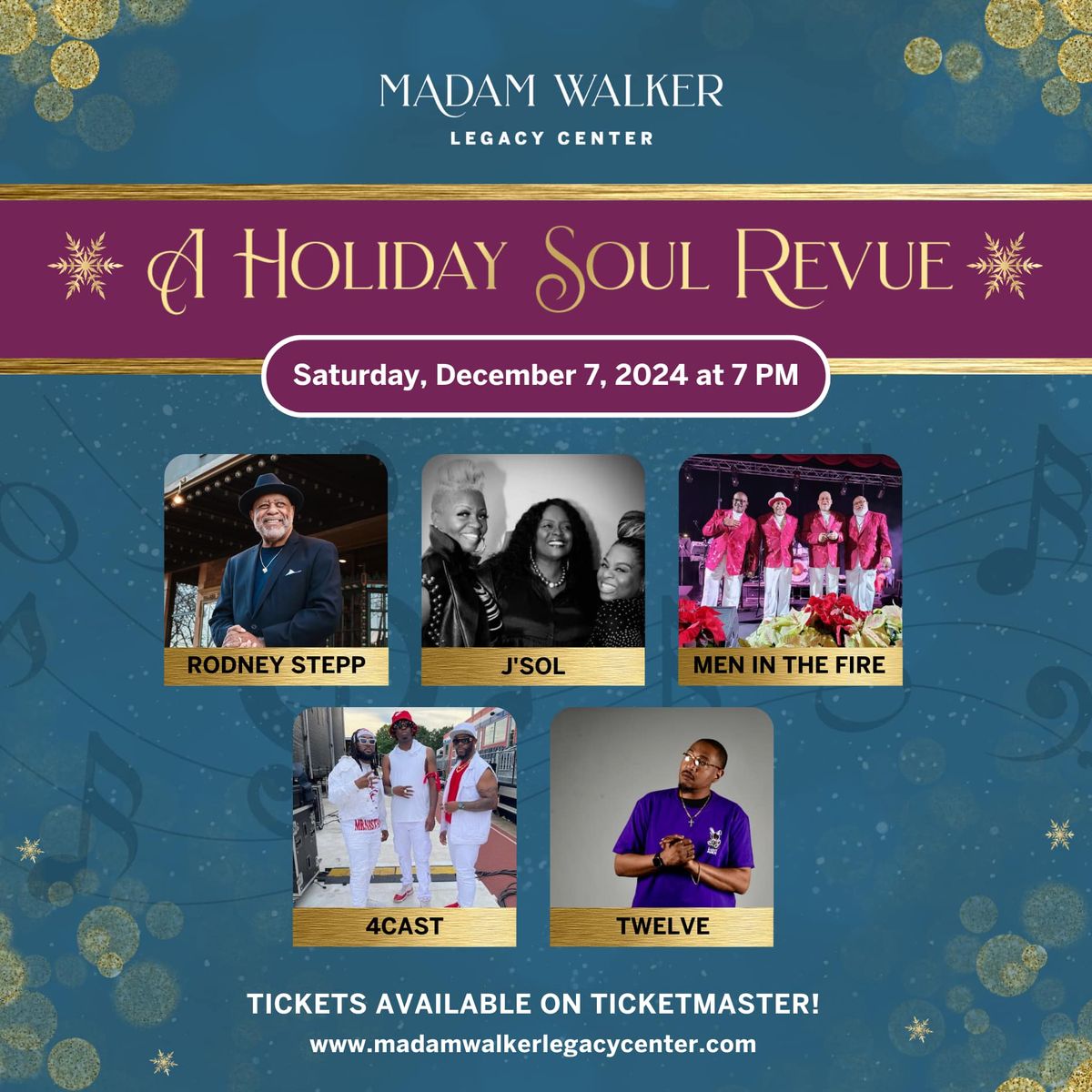 Holiday On The Ave - A Holiday Soul Revue - Madam Walker Legacy Center