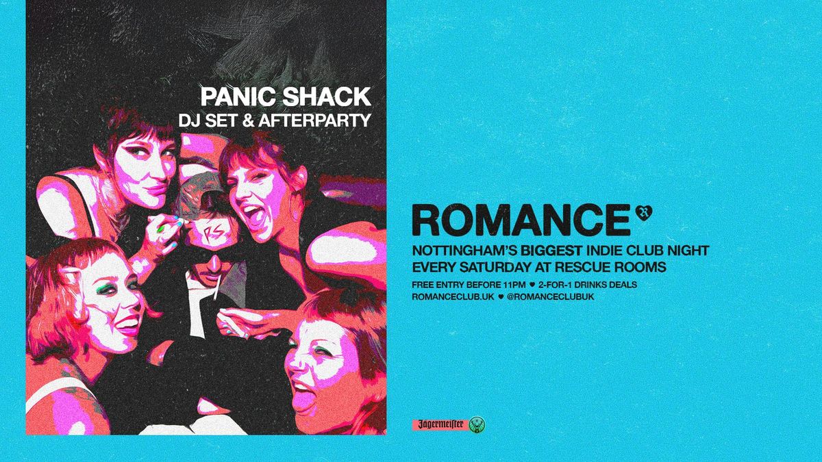 ROMANCE \ud83d\udc9a Panic Shack DJ Set \ud83e\ude77 Nottingham's biggest indie club night