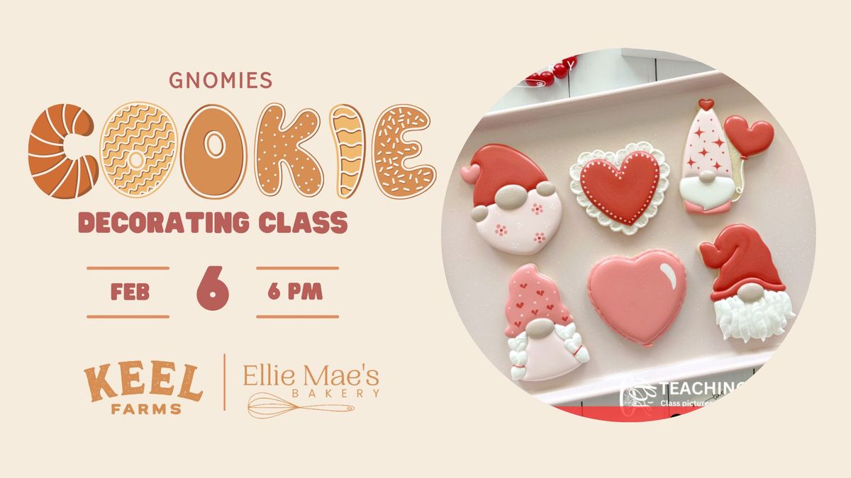 Gnomies Cookie Decorating Class