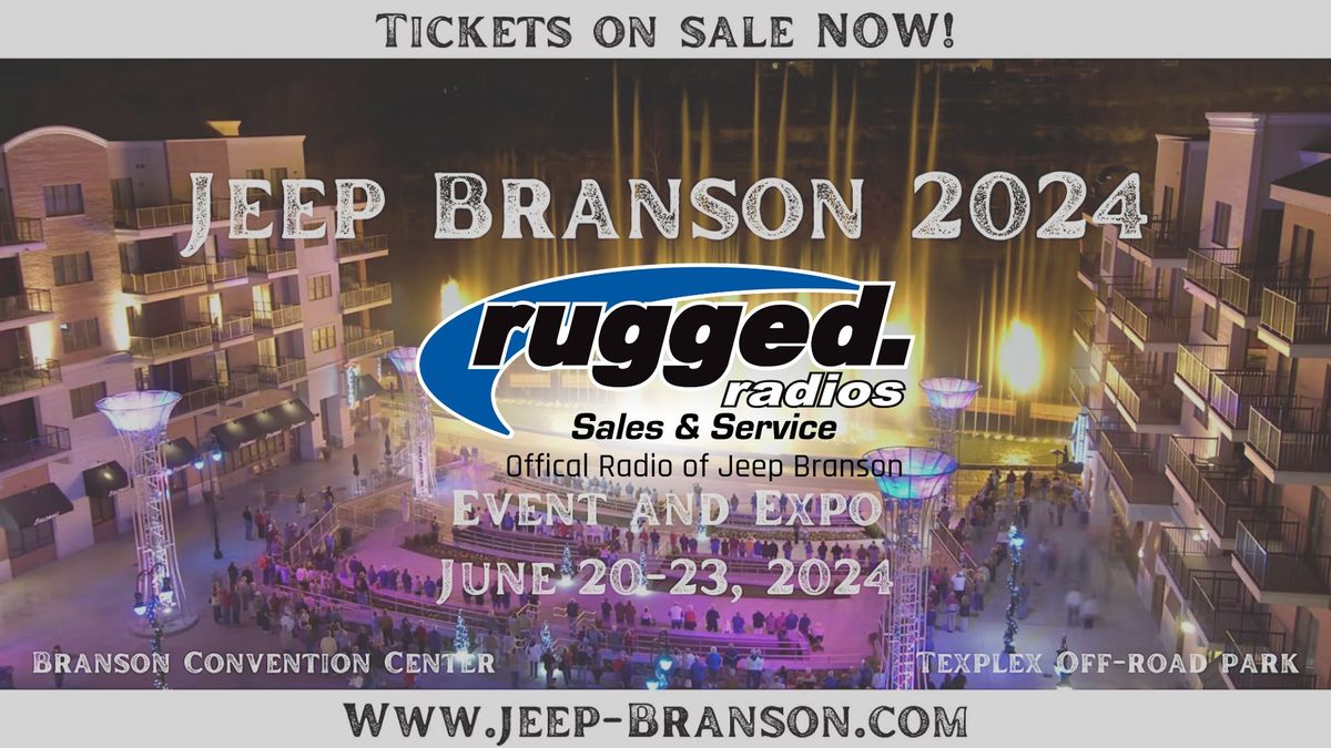 Rugged Radios will be at JEEP BRANSON