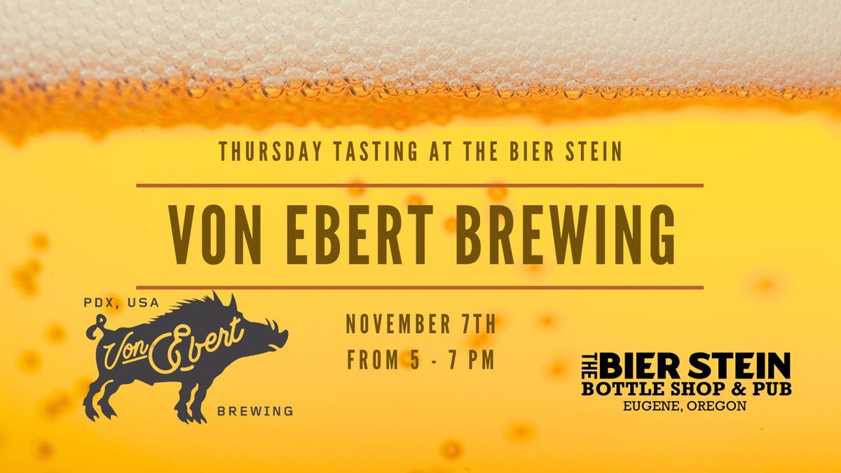 Thursday Tasting: Von Ebert Brewing