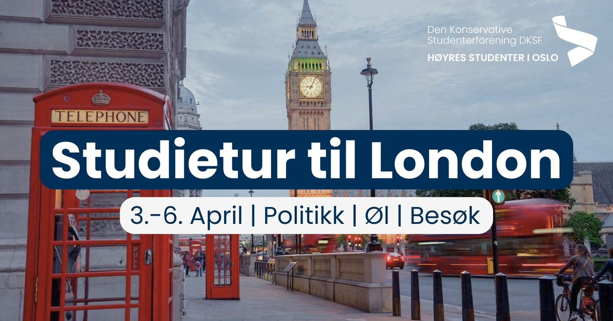 Vi skal til LONDON!