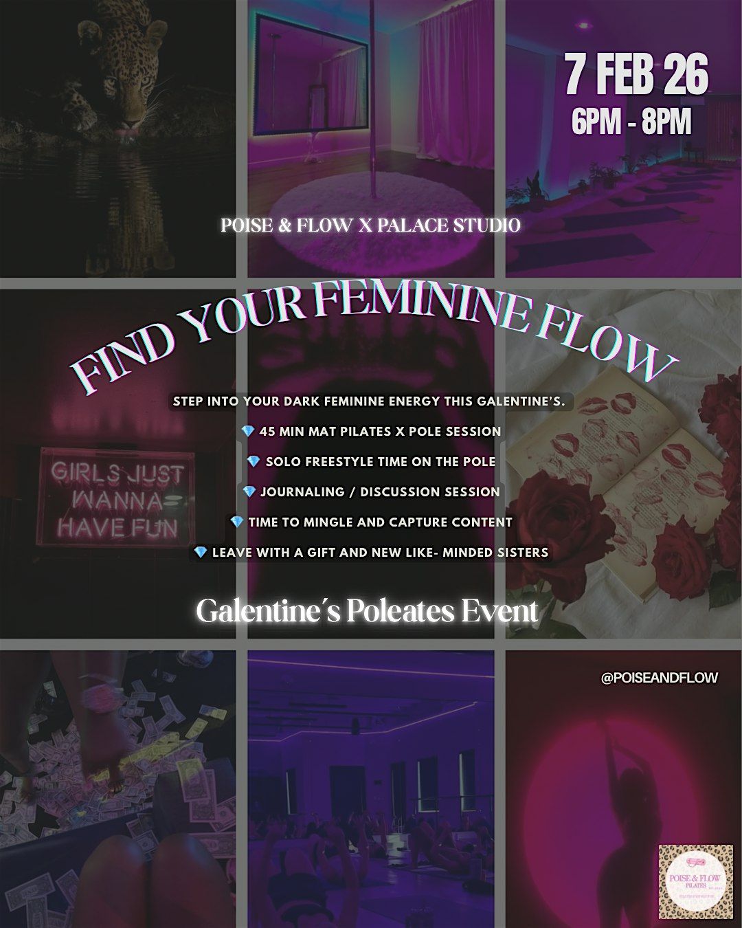 Find Your Feminine Flow : Pilates X Pole Evening