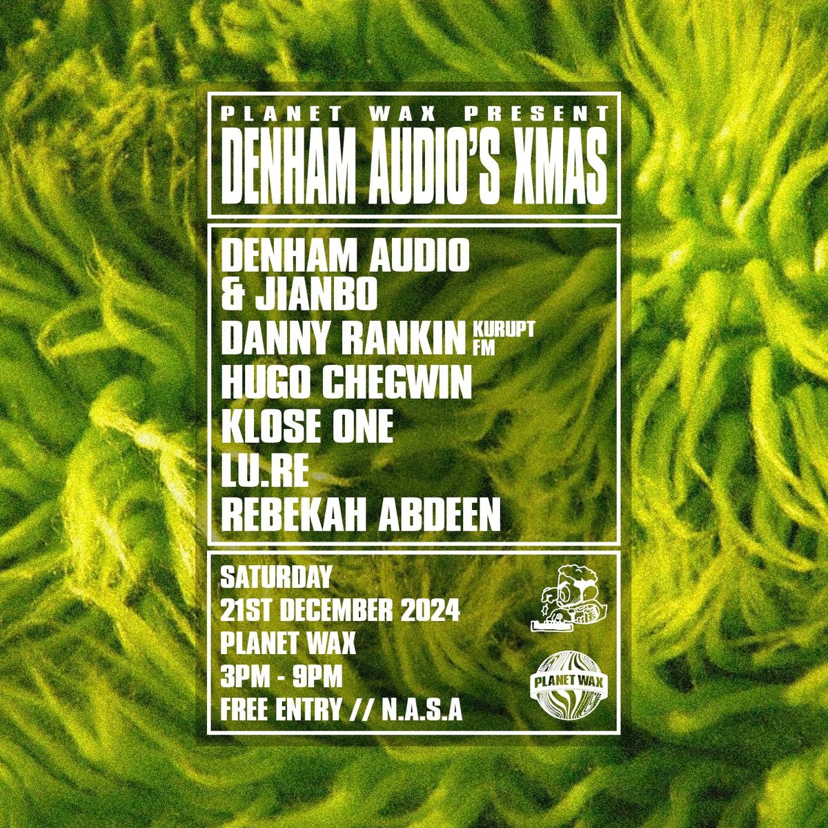 PLANEX WAX PRESENTS: DENHAM AUDIO\u2019S XMAS PARTY