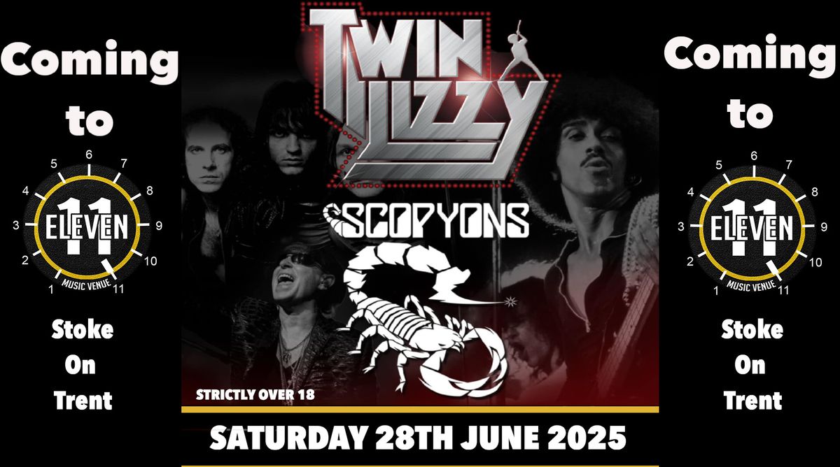 Twin Lizzy PLUS Scopyons live Eleven Stoke